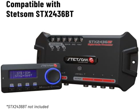 STETSOM מודולרי מרכזי - SMC שלט מרחוק עבור STETSOM STX 2436 BT DSP Bluetooth מעבד אות דיגיטלי