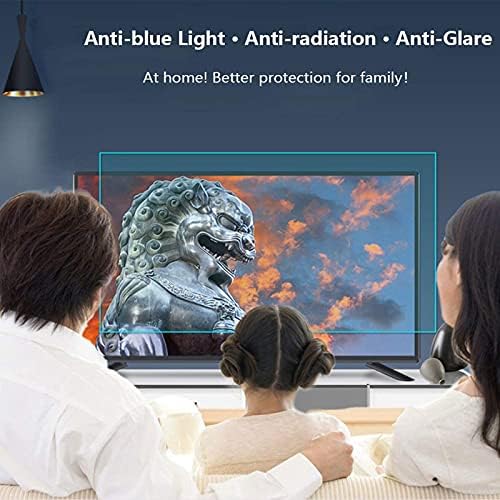 מט נגד בוהק טלוויזיה מסך מגן / אנטי כחול אור סרט להפוך את אור רך להקל על לחץ בעיניים