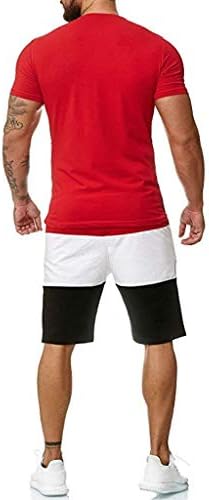 חולצת טריקו של שרוול קצר של Xiloccer Short Shore ו- Shorts Shor