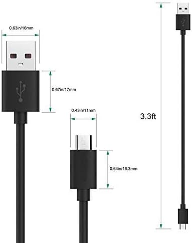 כבל מיקרו -טעינה מהיר מהיר עובד תואם ל- HTC Jetstream שלך מאפשר מהירויות טעינה מהירות!