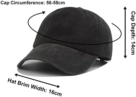 ג ' סטילינג כותנה יוניסקס בציר בייסבול כובע - מתכוונן שטף במצוקה יוניסקס כובע-קיץ יוניסקס כובעי עבור גברים
