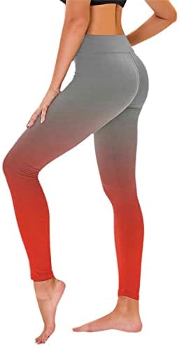 אימון Xiaobu חותלות לנשים מותניים גבוהות לבטן לבטן לבטוח על ידי מכנסי יוגה דקיקים של מכנסי שיפוע טייץ 'ספורט