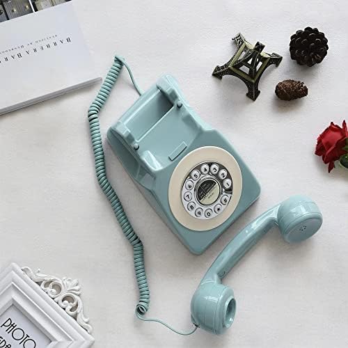 Mxiaoxia רטרו טלפוני טלפוני טלפון עתיק טלפון וינטג 'קווי טלפון מיטב מתנות טלפון משנות השישים