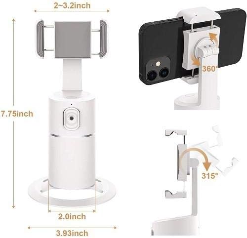 עמדת גלי תיבה והעלאת עבור Huawei Nova 9 Pro - Pivottrack360 Selfie Stand, מעקב פנים מעמד ציר עמד