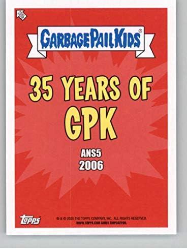 2020 Topps Farbage Pail Pail Kids 35 שנה סדרה 2 Booger Green 75a U.F. כרטיס מסחר באוון