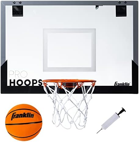 פרנקלין ספורט מיני חישוקי כדורסל - ילדים מקורה מעל הדלת מיני חישוק + ערכות כדורסל - אביזר משחק