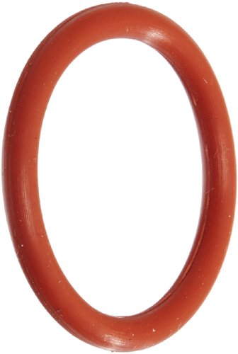 237 סיליקון O-Ring, 70A דורומטר, אדום, 3-3/8 מזהה, 3-5/8 OD, 1/8 רוחב