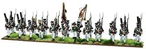 שחור אבקת נפוליאון פורטוגזית קו חיל רגלים 1:56 צבאי משחקי מלחמה פלסטיק דגם קיט