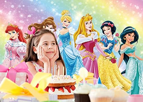 נסיכת נושא צילום רקע נסיכת ילדה חלום מסיבת יום הולדת קישוט פנטזיה נסיכת יום הולדת באנר