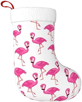 Cutedwarf Flamingos Stockings Christma קישוטי עץ חג המולד גרבי חג המולד למסיבות חג חג המולד מתנות 18 אינץ
