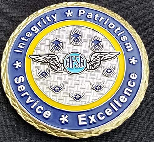USAF AFSA חיל האוויר סמל איגוד Pikes Peak פרק מטבע אתגר מותאם אישית