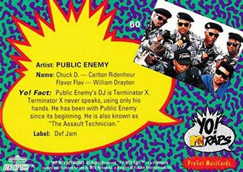 1991 Pro Set Yo MTV RAP