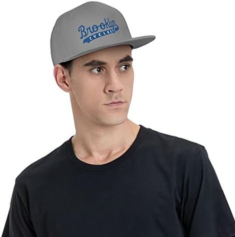 ברוקלין ציקלונים כובעי גברים שטוח ביל מצויד כובעי היפ הופ ראפ מתכוונן בייסבול נהג משאית אבא כובע