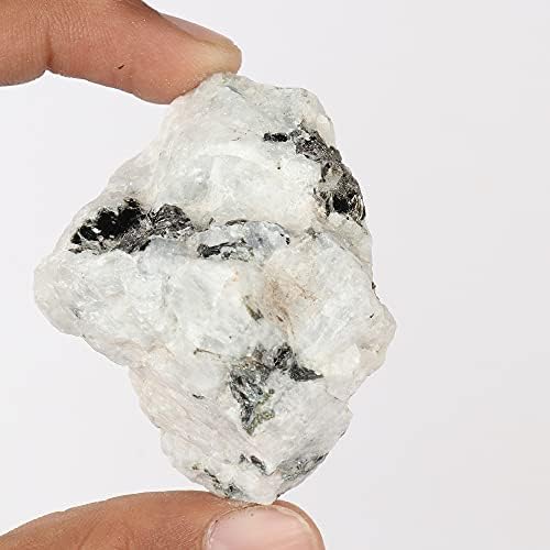 Gemhub aaaa וקשת קשת לבנה טבעית מאוד קלציט 429.40 Carat Carat Certified אבן ריפוי קריסטל לבן קשת קלציט מחוספס