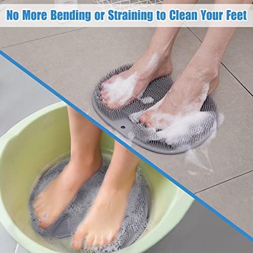 קרצוף כף הרגל של Gaoyaing לשימוש במקלחת - ניקוי רגליים ומקלחת כף רגל מעסה טיפול ברגל לגברים ונשים