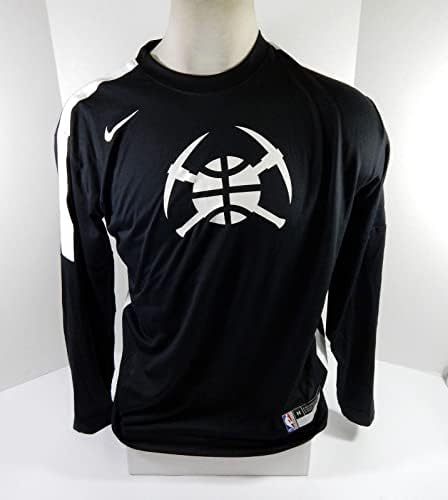 2020-21 דנבר נאגטס מונטה מוריס 11 משחק משומש בחולצת יריות שחורה M DP46019 - משחק NBA בשימוש