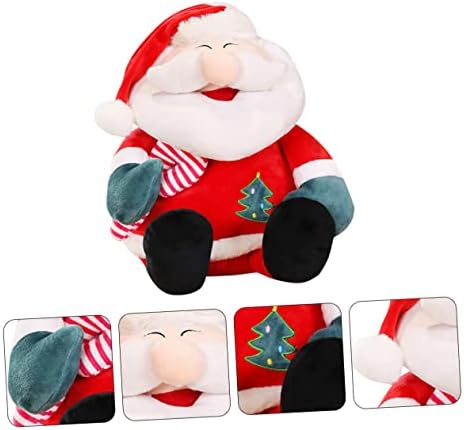 צעצועים סנטה בובת אמצעים מונפשים צעצועים סנטה צעצוע לחג המולד כרית רכה סנטה פסלונין צעצועים