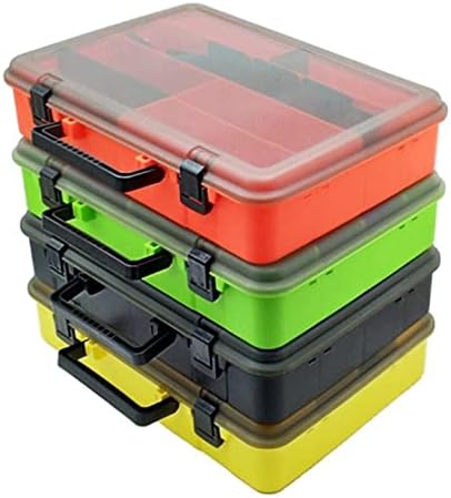 JKUYWX קופסאות נייד לתיבות דיג דיג סליל פיתוי כלי פיתוי עבה עמידה קופסת אחסון רב -תכליתית עמידה
