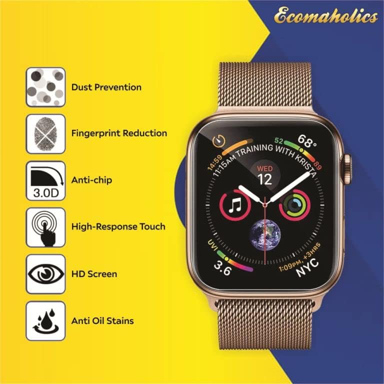 Ecomaholics 6 חבילה תואמת ל- Apple Watch 40 ממ SE/Series 4/5/6 ו- Apple Watch 38 ממ סדרה 3/2/1