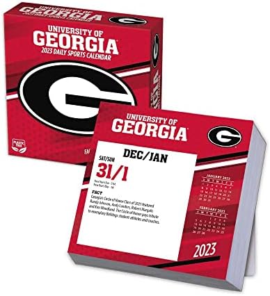 Turner Sports Georgia Bulldogs 2023 Box Calendar