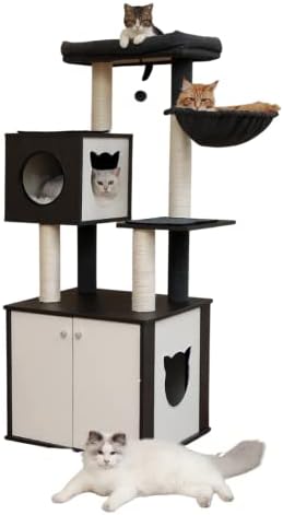 יוקרה חתול גרדן עץ חתול עץ דירה חתלתול קן טיפוס מגדל עם גרוד פלטפורמת בית חתול צעצועי משחק