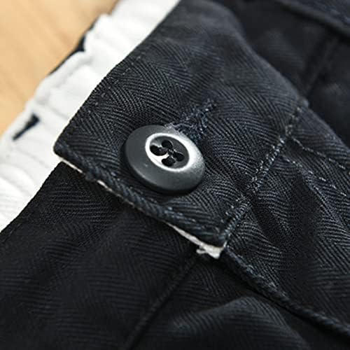 גברים של מוצק רב כיס מטען מכנסיים קצרים כותנה בכושר רגוע קל משקל מכנסיים קצרים נוחות חיצוני טיולים קצר מכנסיים