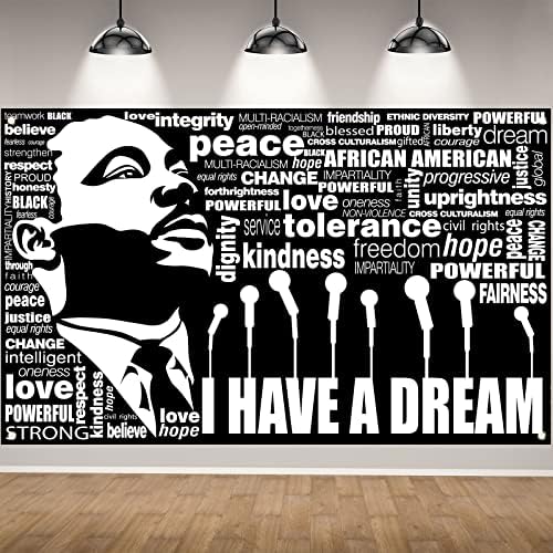 מרטין לותר קינג ג ' וניור יום קישוטי אני יש חלום רקע מ. ל. ק יום דקור אפריקאי אמריקאי שלום