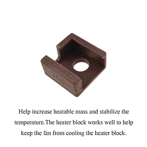מכסה גרב סיליקון של Hahiyo 3D עוזר לחום ייצוב הקירור להחזיק מאובטח קל נקי החלף החלף עבור MK7/8/9 מכשיר