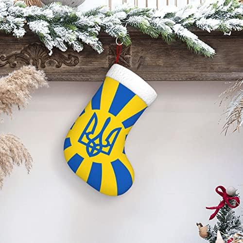 Cutedwarf אוקראיני אוקראיני סטוקסמה קישוטי עץ חג המולד גרבי חג המולד לגרבי חג המולד למסיבות