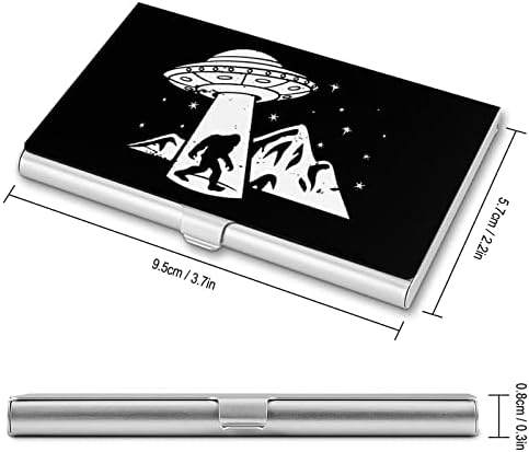 ביגפוט עב ם חייזרים יוניסקס סגסוגת כרטיס ביקור מחזיק אופנה כרטיס ביקור מקרה כיס מזהה כרטיס מקרה