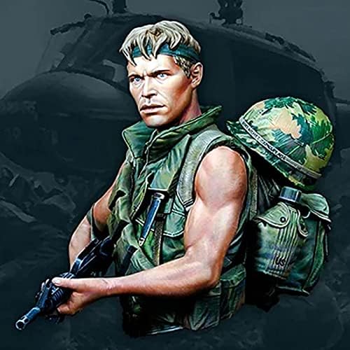 גודמואל 1/10 מלחמת וייטנאם ארהב חייל שרף חזה דגם / אינו מורכב ולא צבוע חייל למות יצוק ערכת