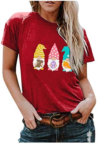 קיץ חולצות חולצות לנשים טרנדי מזדמן שיפוע לנשימה ארוך שרוול כיכר צוואר חמוד כושר רופף