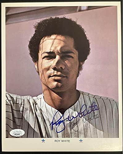 רוי ווייט חתום תמונה 8x10 1971 ארקו ניו יורק ינקי חתימה WSC JSA - תמונות MLB עם חתימה