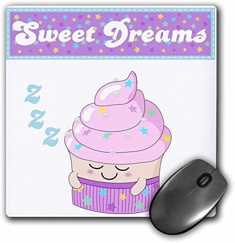 3drose 8 x 8 x 0.25 קפקייקס ישן חלומות מתוקים חמודים ורוד עוגות עוגות עיצוב כוכבי חדר שינה חדר שינה