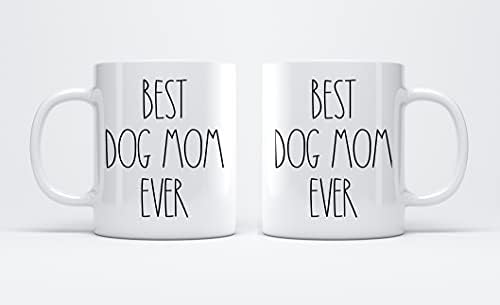 הכלב הטוב ביותר אמא אי פעם ספל קפה-מתנות לחג המולד-כלב אמא מתנות יום הולדת ספל קפה-יום האב / יום האם - ספל