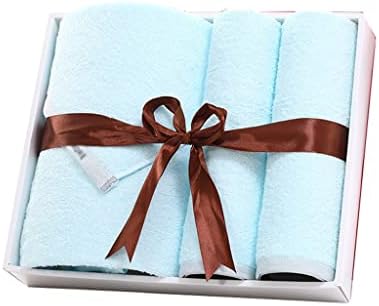 CFSNCM מגבת כותנה מגבת אמבטיה 3 חלקים קופסת מתנה מתנה מתנה מתנה ביתית סט רטט.