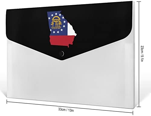 ג ' ורג ' יה מדינת דגל מפת הרחבת קובץ תיקיית 6 כיסים אקורדיון קובץ ארגונית חמוד תיקיות עבור מסמכים