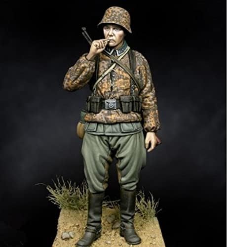 גודמואל 1/24 75 ממ מלחמת העולם השנייה גרמנית חייל שרף דגם ערכת / אינו מורכב ולא צבוע חייל למות