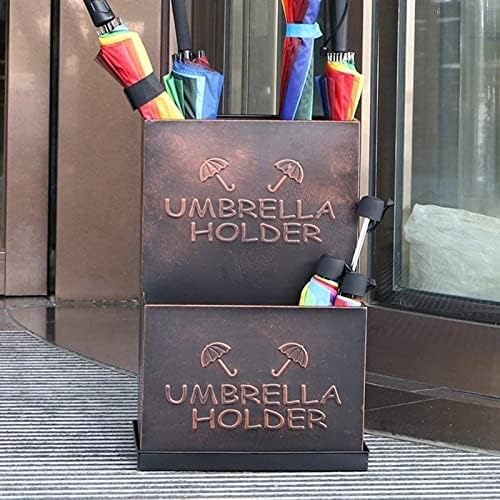 מעמד מתלה מטרייה של Xhalery, מחזיק מטרייה, מטרייה עומדת מטרייה דוכן מלון מתלה מטריות עסקים, יכול להכיל 25-35