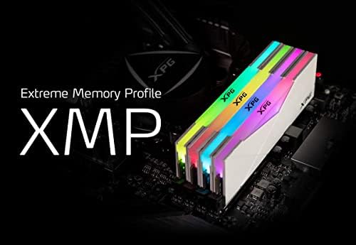 XPG DDR4 D50 RGB 16GB 3200MHz PC4-25600 U-DIMM 288 פינים זיכרון שולחן עבודה CL16 ערכת לבן