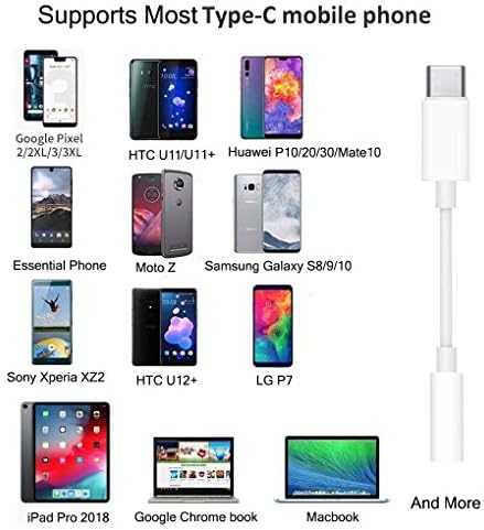 USB C עד 3.5 ממ מתאם שקע אוזניות תואם לפיקסל 6 5 4 3 2 XL, iPad Pro 2021 2020 2018, Sony HTC Moto
