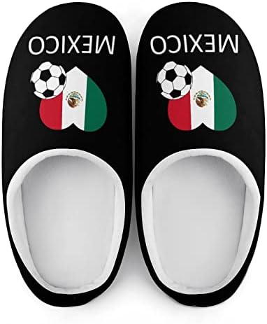 אהבת מקסיקו כדורגל נשים של כותנה נעלי בית קל רחיץ בית נעלי ספא שינה מלון