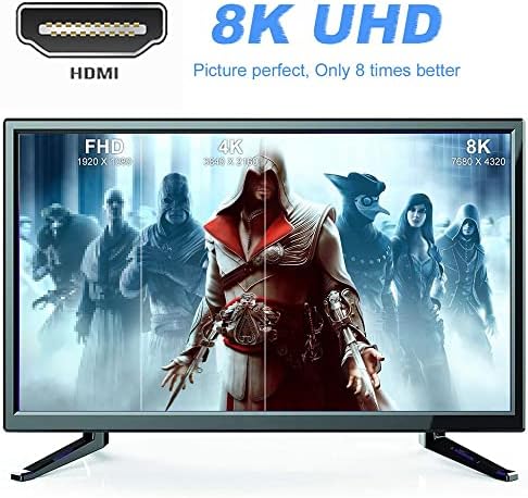 NFHK UP זוויתי HDMI 2.1 נקבה למיני HDMI זכר UHD סיומת ממיר מתאם ממיר זהב תמיכה 8K 60Hz HDTV