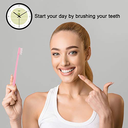 מברשת שיניים רכה במיוחד ננו מברשת שיניים נקייה עמוקה עם 20,000 זיפים לחניכיים רגישות, מברשת שיניים רכות במיוחד,