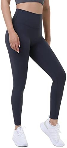 חותלות יוגה יוגה לנשים לבקרת בטן גבוהה של המותניים מכנסיים יוגה קת תרגיל אימון אימון מכנסיים באורך