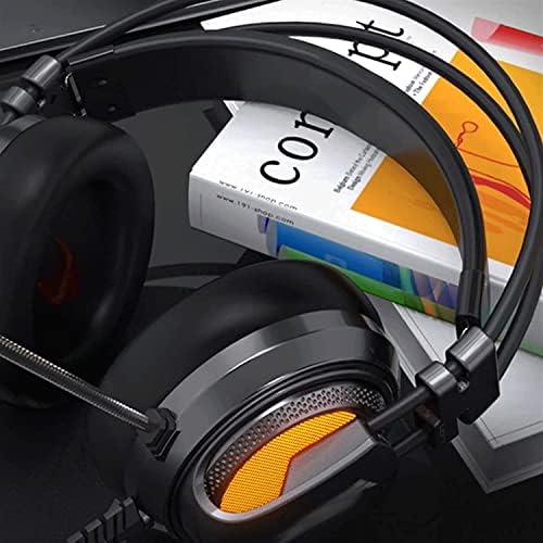 אוזניות משחקי Feilx עם מיקרופון - עם צליל היקפי 7.1, אוזניות עם ביטול רעש ומבטל משחקי מחשב משחקי מחשב