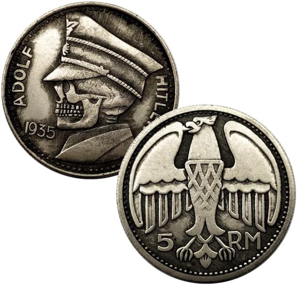 מטבעות רטרו להקלה על מטבעות אמריקאיים נודדים הקלה מעופפת מטבעות דרקון דרקון וגילוף אריות מטבעות