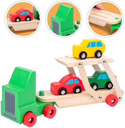 טוינדונה ילדה צעצועים ילדה צעצועים ילדה צעצועים לילדים צעצועים 1 סט צעצועי מכוניות מעץ דגמי רכב הובלה לילדים