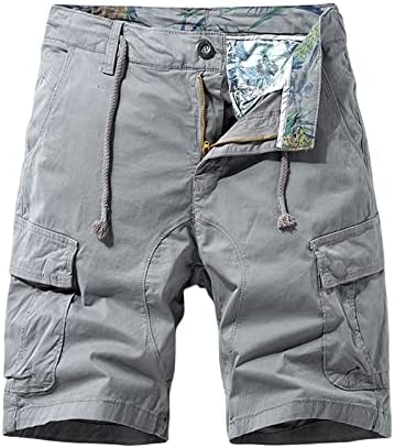 מכנסי מטען לגברים של ymosrh מכנסיים מזדמנים של קיץ קפריס רופפים מכנסי ספורט נושמים ישר גברים