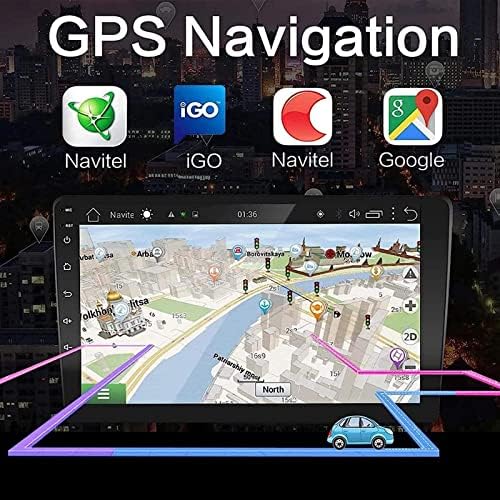 סטריאו AutonAvigation 9 אינץ '2.5D HD מסך מגע עבור S.Uzuki SX4 2006-, Bluetooth/FM/GPS/Control Control/Connection